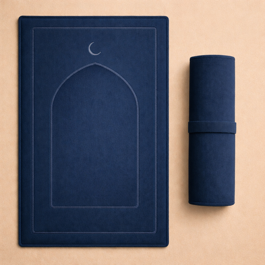 Noor Prayer Mat - Deep Blue Edition